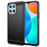 Husa de protectie Techsuit Carbon Silicone compatibil cu Honor X6 / X8 5G / 70 Lite, Negru