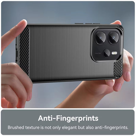 Husa de protectie Techsuit Carbon Silicone compatibil cu Xiaomi Redmi Note 14 4G (Standard), Albastru