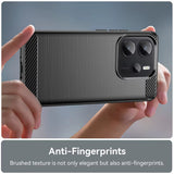 Husa de protectie Techsuit Carbon Silicone compatibil cu Xiaomi Redmi Note 14 4G (Standard), Negru