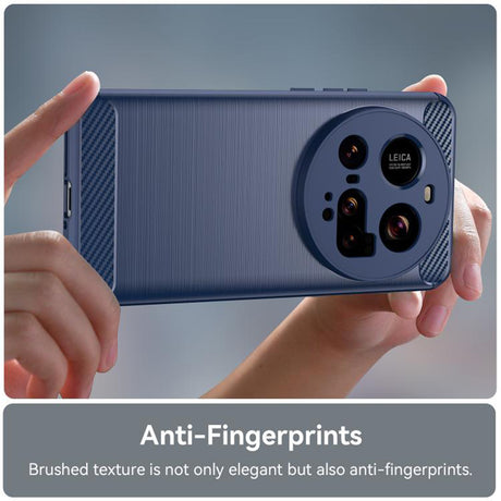 Husa de protectie Techsuit Carbon Silicone compatibil cu Xiaomi 15 Ultra, Albastru