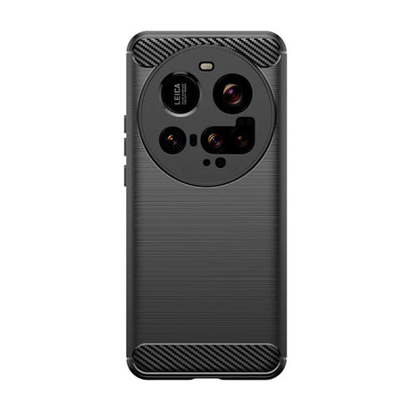 Husa de protectie Techsuit Carbon Silicone compatibil cu Xiaomi 15 Ultra, Negru