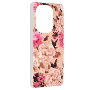 Husa de protectie Techsuit Marble Series compatibil cu Xiaomi Redmi Note 13 Pro 4G / Poco M6 Pro 4G, Mary Berry Nude