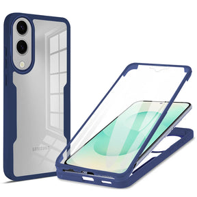 Folie de protectie Techsuit ColorVerse 360 Series + compatibil cu Samsung Galaxy S25 Edge, Albastru