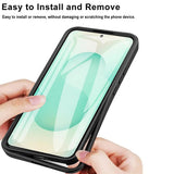 Folie de protectie Techsuit ColorVerse 360 Series + compatibil cu Samsung Galaxy S25 Edge, Roz
