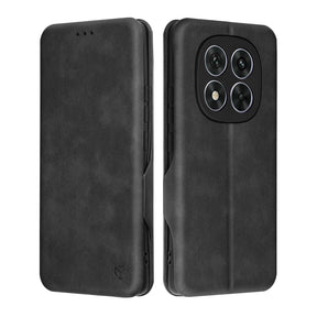 Husa de protectie Techsuit Safe Wallet Plus compatibil cu Xiaomi Redmi Note 14 Pro 5G / Poco X7, Negru