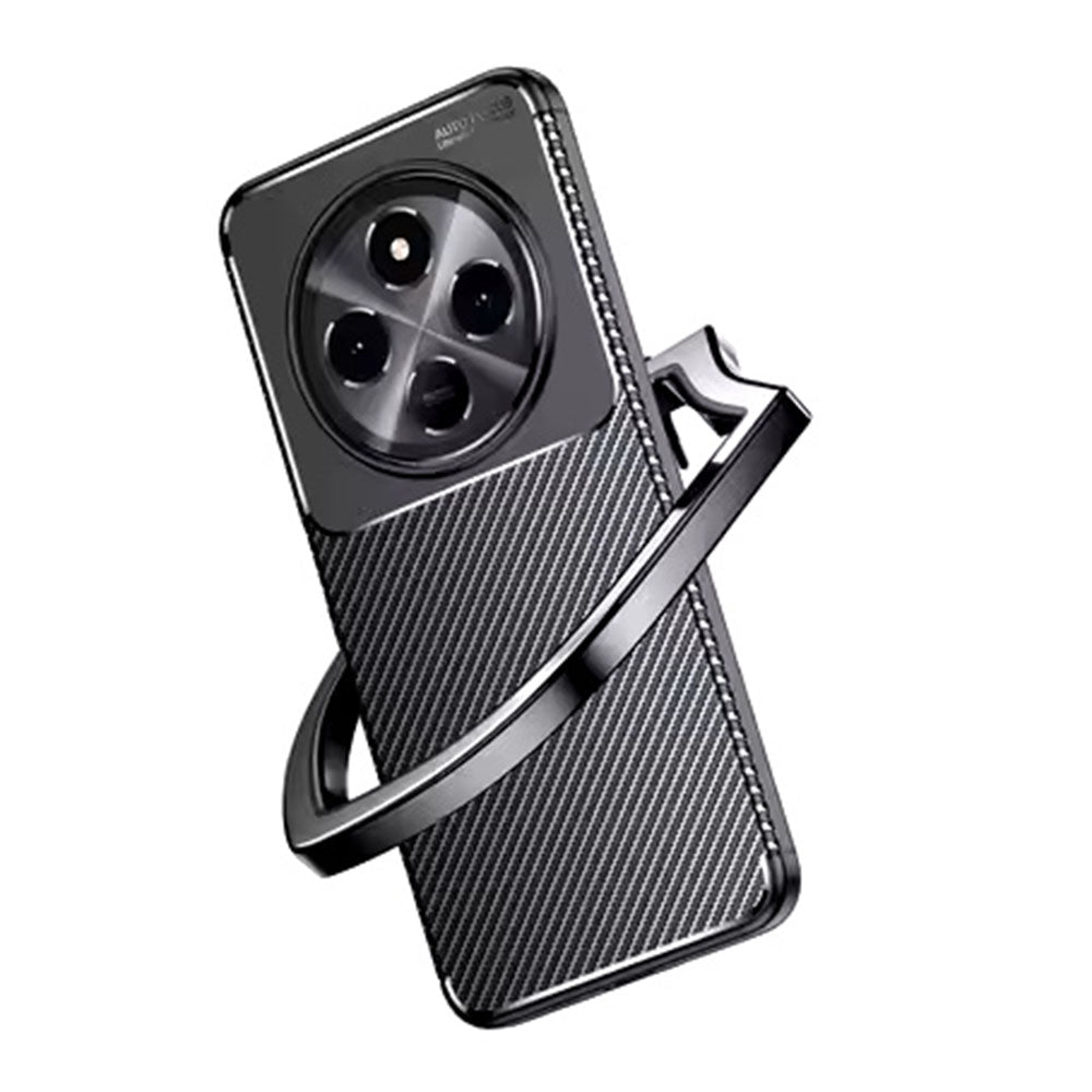 Husa de protectie Techsuit CarbonFiber compatibil cu Xiaomi Redmi Note 14 Pro 4G, Negru