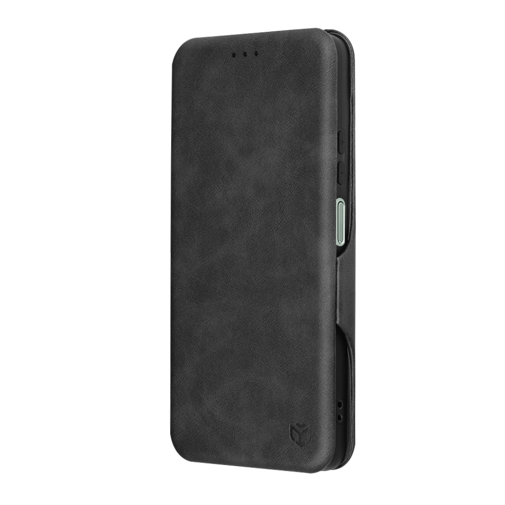 Husa de protectie Techsuit Safe Wallet Plus compatibil cu Motorola Moto G75, Negru