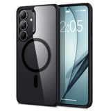 Husa de protectie ESR Classic Hybrid HaloLock compatibil cu Samsung Galaxy S25 Plus, Transparent Black
