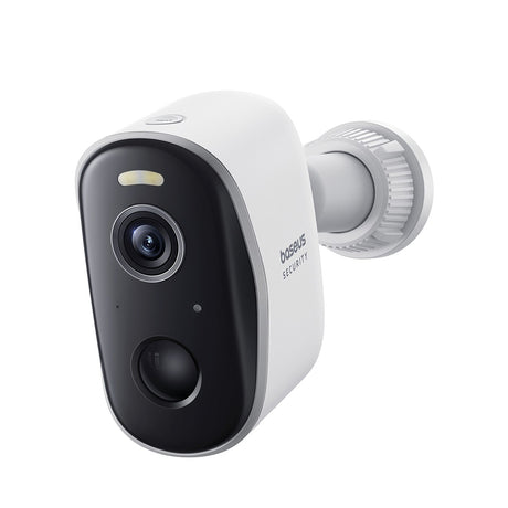 Baseus Outdoor Camera Security N1 (S0TW022131), 2K, 16GB, 4 Camera Kit, Two-way Talk, Night Vision, IP67, 7.800mAh, Alb