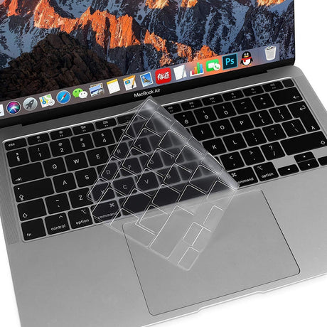 Tastatura/Mouse Techsuit Premium Keyboard Cover PureTypeX (KC1), Ultra Thin, for MacBook Air 13 (2020), Washable and Reusable, Transparent