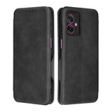 Husa de protectie Techsuit Safe Wallet Plus compatibil cu Motorola Moto G55, Negru