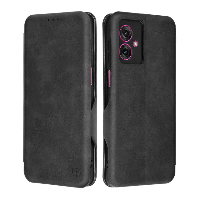 Husa de protectie Techsuit Safe Wallet Plus compatibil cu Motorola Moto G55, Negru
