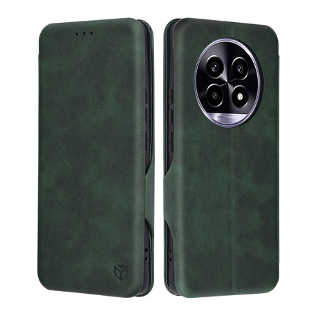 Husa de protectie Techsuit Safe Wallet Plus compatibil cu Realme 13 Pro / 13 Pro+, Verde