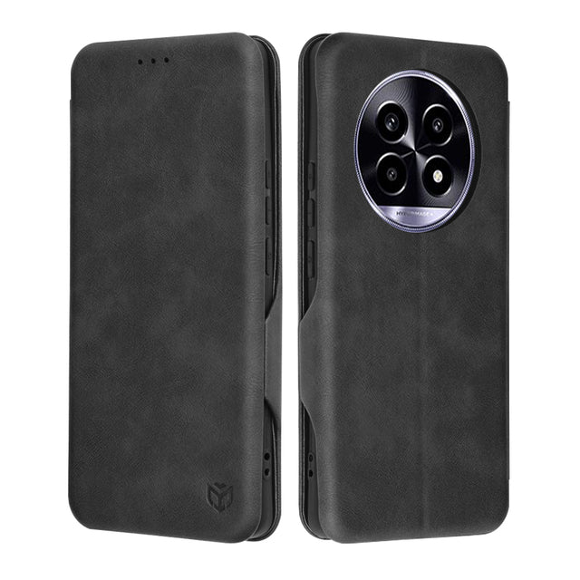 Husa de protectie Techsuit Safe Wallet Plus compatibil cu Realme 13 Pro / 13 Pro+, Negru
