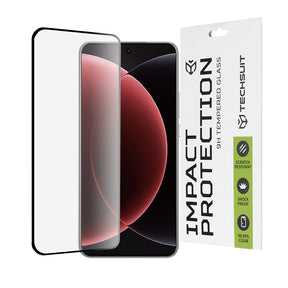 Folie de protectie Techsuit 111D Full Cover / Full Glue Glass / 3D Curved Screen compatibil cu Xiaomi 15 Ultra, Negru