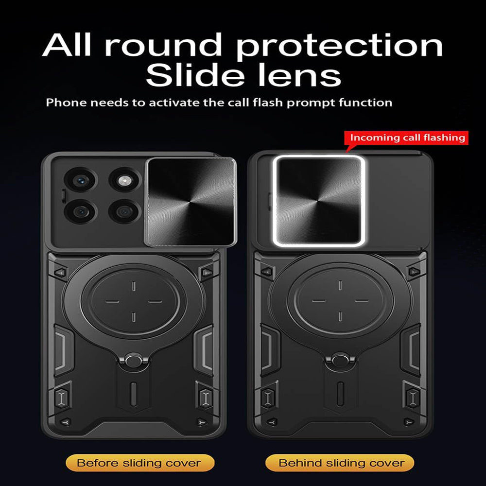 Husa de protectie Techsuit CamGuard Pro compatibil cu Honor X8c, Roz Auriu