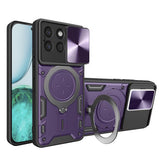 Husa de protectie Techsuit CamGuard Pro compatibil cu Honor X8c, Mov