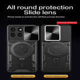 Husa de protectie Techsuit CamGuard Pro compatibil cu Honor X8c, Albastru