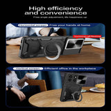 Husa de protectie Techsuit CamGuard Pro compatibil cu Honor X8c, Rosu