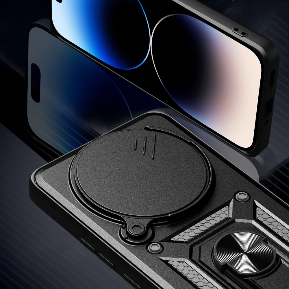 Husa de protectie Techsuit CamShield Series compatibil cu Xiaomi Poco F7 Pro, Negru