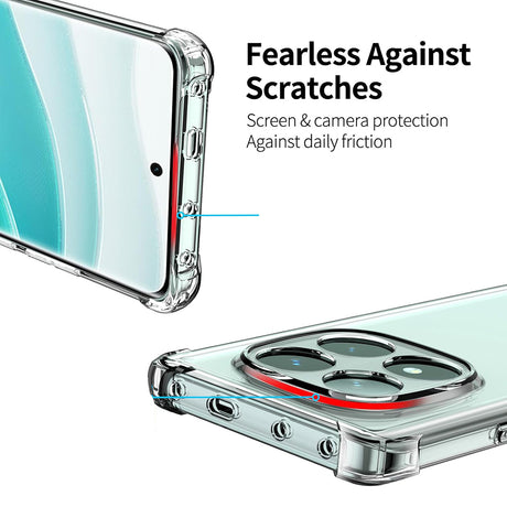 Husa de protectie Techsuit Shockproof Clear Silicone compatibil cu Xiaomi Poco F7 Ultra, Transparent