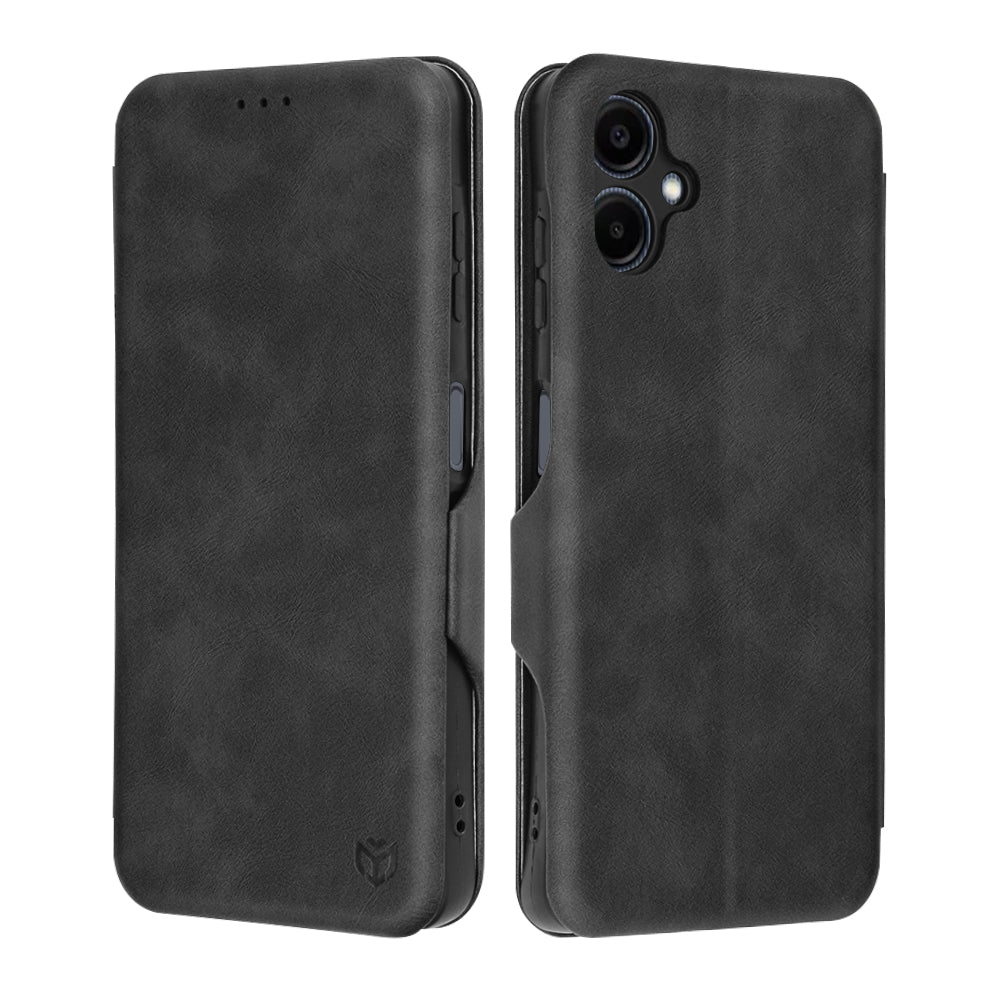 Husa de protectie Techsuit Safe Wallet Plus compatibil cu Samsung Galaxy A06, Negru