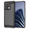Husa de protectie Techsuit Carbon Silicone compatibil cu OnePlus 10 Pro 5G, Negru