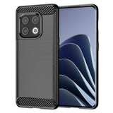 Husa de protectie Techsuit Carbon Silicone compatibil cu OnePlus 10 Pro 5G, Negru