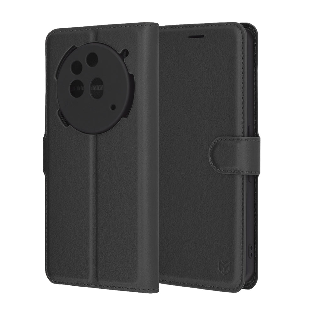 Husa de protectie Techsuit Leather Folio compatibil cu Nothing Phone (3a) Pro, Negru