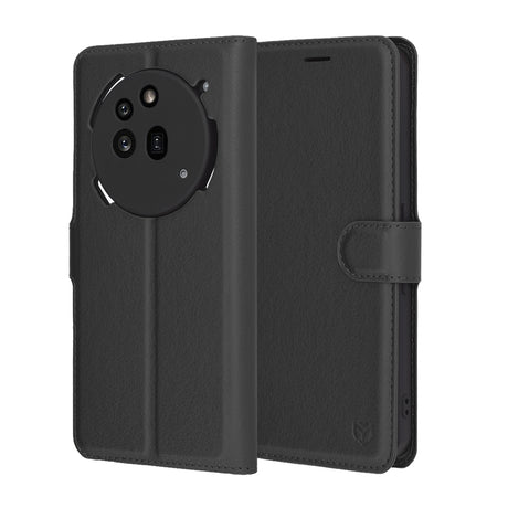 Husa de protectie Techsuit Leather Folio compatibil cu Nothing Phone (3a) Pro, Negru