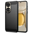 Husa de protectie Techsuit Carbon Silicone compatibil cu Huawei P50 Pro, Negru