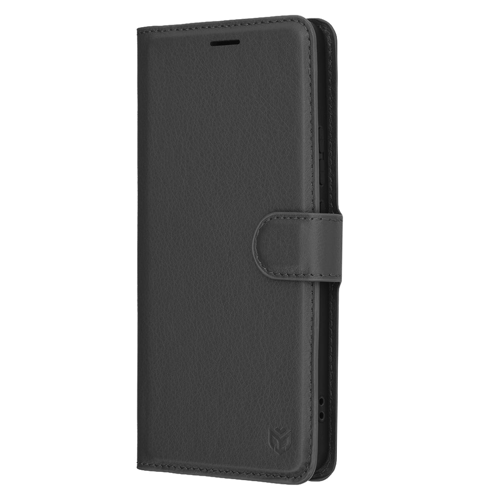 Husa de protectie Techsuit Leather Folio compatibil cu Oppo Reno13 F 4G / Reno13 F 5G / Reno13 FS 5G, Negru