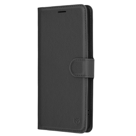 Husa de protectie Techsuit Leather Folio compatibil cu Oppo Reno13 F 4G / Reno13 F 5G / Reno13 FS 5G, Negru