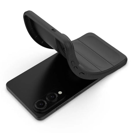 Husa de protectie Techsuit Magic Shield compatibil cu Samsung Galaxy S25 Edge, Negru