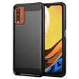 Husa de protectie Techsuit Carbon Silicone compatibil cu Xiaomi Redmi 9T / Redmi 9 Power, Negru