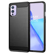Husa de protectie Techsuit Carbon Silicone compatibil cu OnePlus 9, Negru