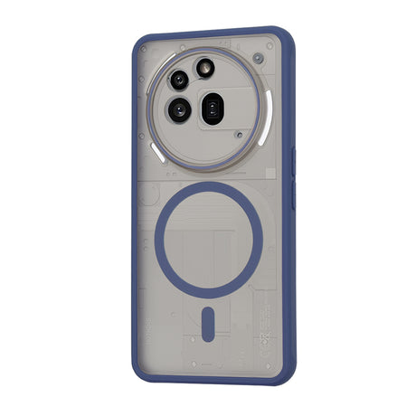 Husa de protectie Techsuit HaloFrost MagSafe Series compatibil cu Nothing Phone (3a) Pro, Albastru Inchis