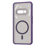 Husa de protectie Techsuit HaloFrost MagSafe Series compatibil cu Nothing Phone (3a), Mov Inchis