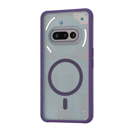 Husa de protectie Techsuit HaloFrost MagSafe Series compatibil cu Nothing Phone (3a), Mov Inchis