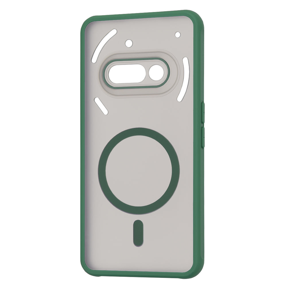 Husa de protectie Techsuit HaloFrost MagSafe Series compatibil cu Nothing Phone (3a), Bleumarin Green
