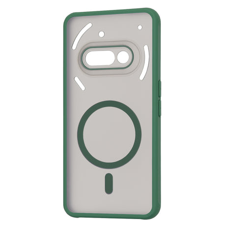 Husa de protectie Techsuit HaloFrost MagSafe Series compatibil cu Nothing Phone (3a), Bleumarin Green