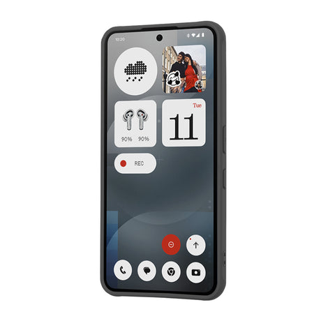 Husa de protectie Techsuit HaloFrost MagSafe Series compatibil cu Nothing Phone (3a), Negru Fumuriu