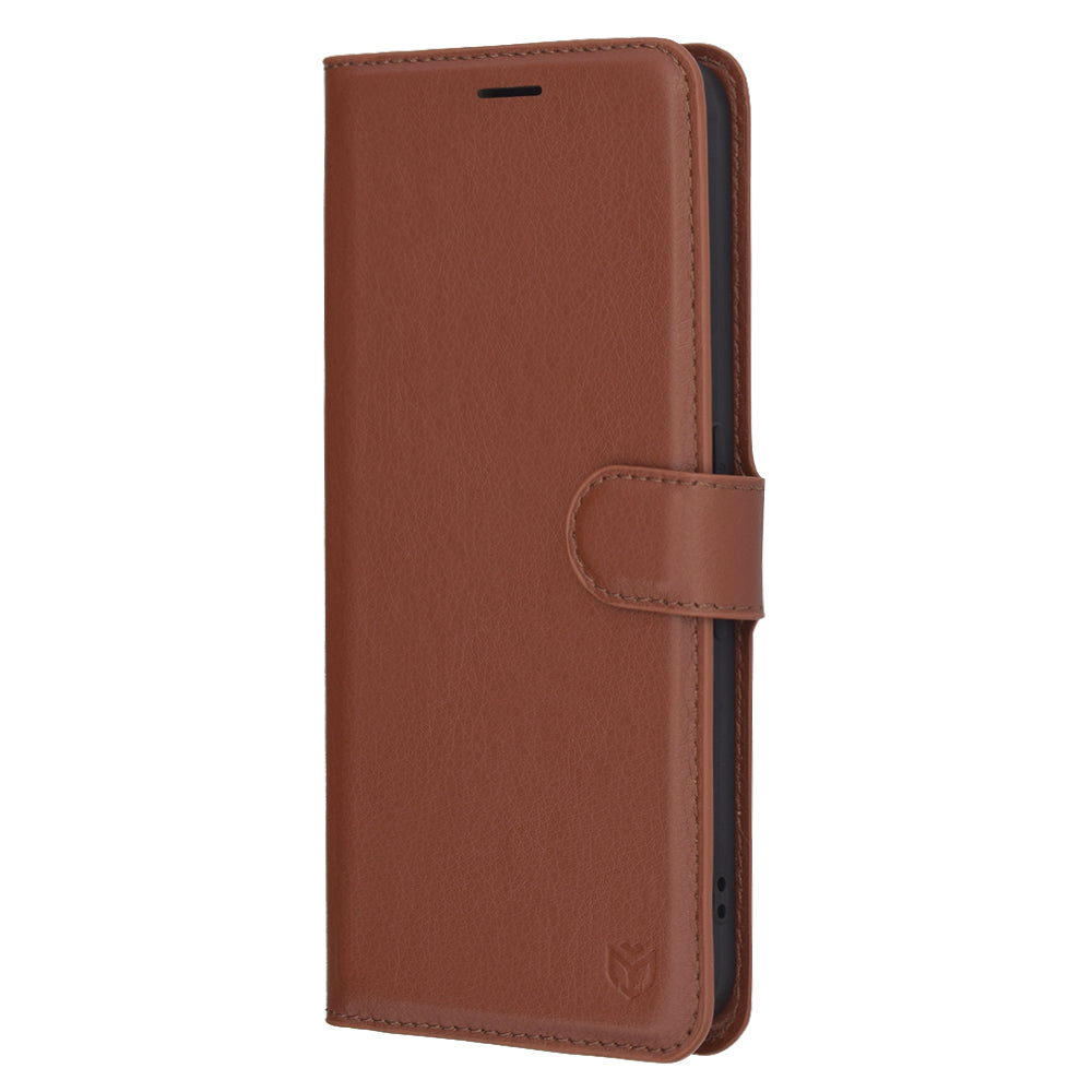 Husa de protectie Techsuit Leather Folio compatibil cu Nothing Phone (3a), Maro