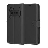Husa de protectie Techsuit Leather Folio compatibil cu Nothing Phone (3a), Negru
