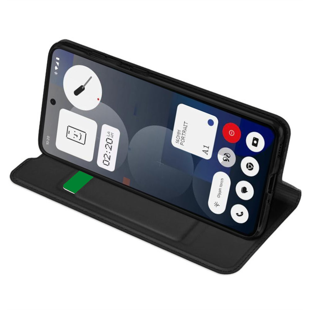 Husa de protectie Techsuit Magskin Book compatibil cu Nothing Phone (3a) Pro, Negru