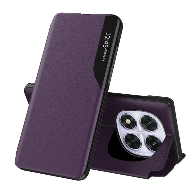 Husa de protectie Techsuit eFold Series compatibil cu Xiaomi Redmi Note 14 Pro 5G / Poco X7, Mov