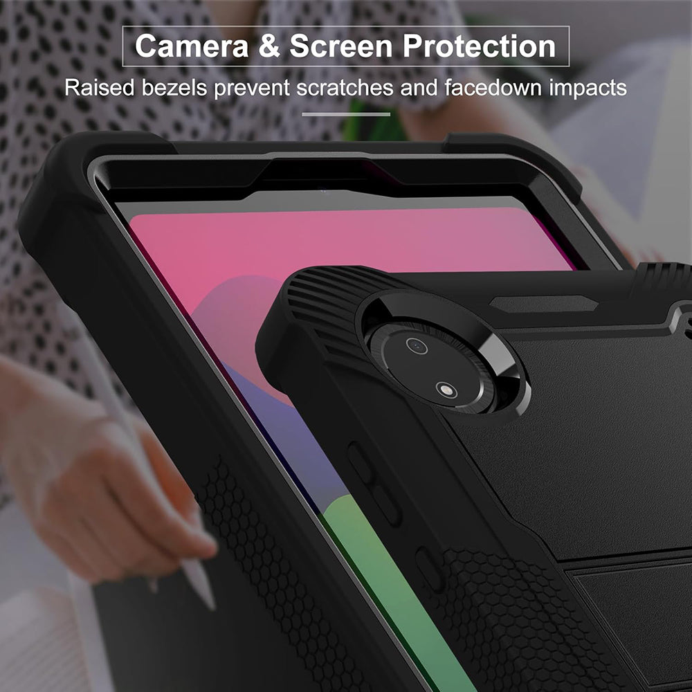 Husa de protectie tableta Techsuit Rugged TabShell + Screen Protector compatibil cu Xiaomi Pad 7, Negru
