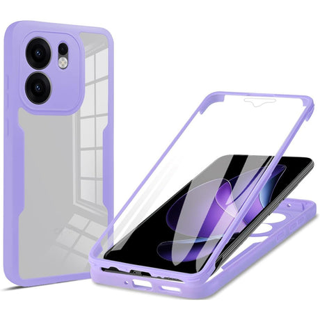Folie de protectie Techsuit ColorVerse 360 Series + compatibil cu Oppo Reno13 F 4G / Reno13 F 5G / Reno13 FS 5G, Mov