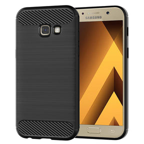 Husa de protectie Techsuit Carbon Silicone compatibil cu Samsung Galaxy A5 2017 A520, Negru