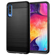 Husa de protectie Techsuit Carbon Silicone compatibil cu Samsung Galaxy A30s / A50 / A50s, Negru